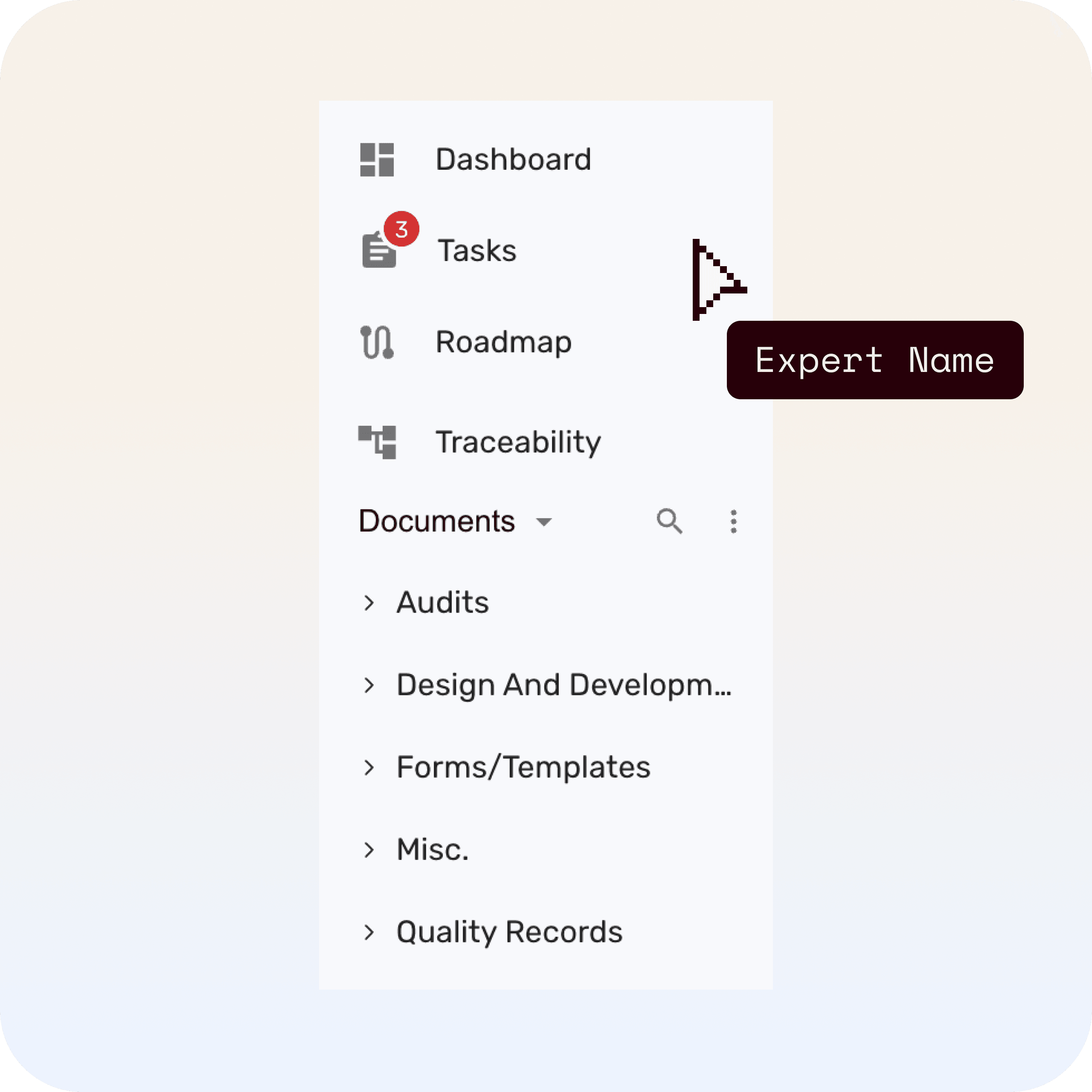 Illustration of collaborative regulatory work in Dovetail